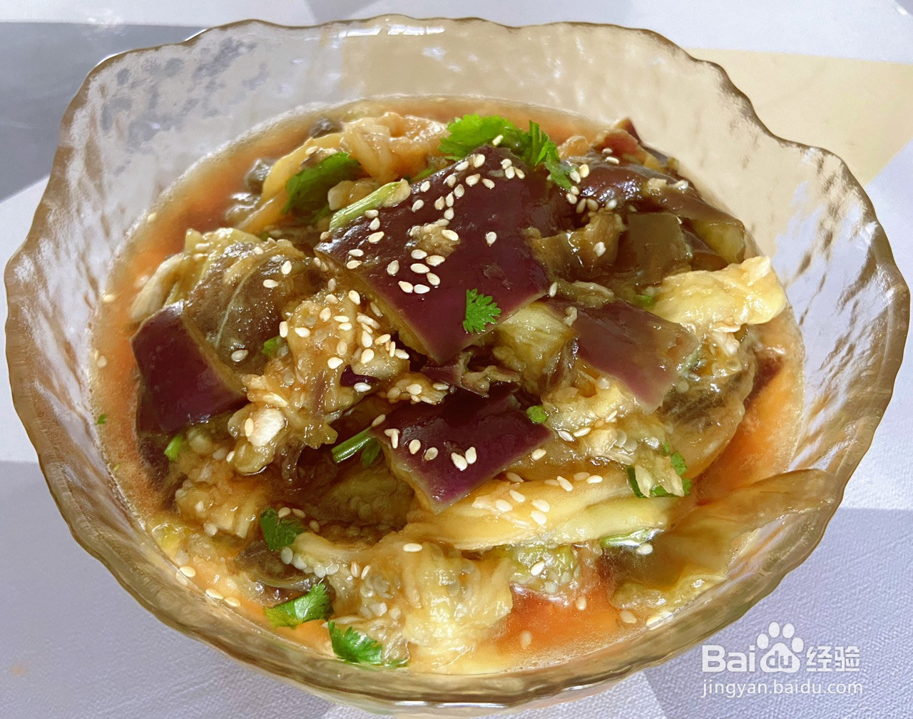 凉拌茄子的做法