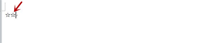 在Word文档中如何设置五角星符号?