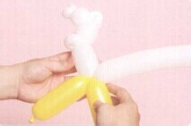 魔法气球造型系列之气球小木马