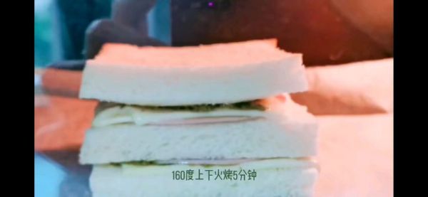 日本街头罗勒芝士三文治