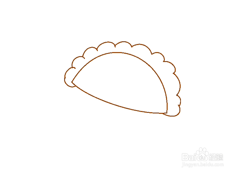 抖音教程水饺画法