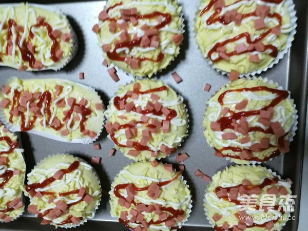 葱香芝士火腿面包