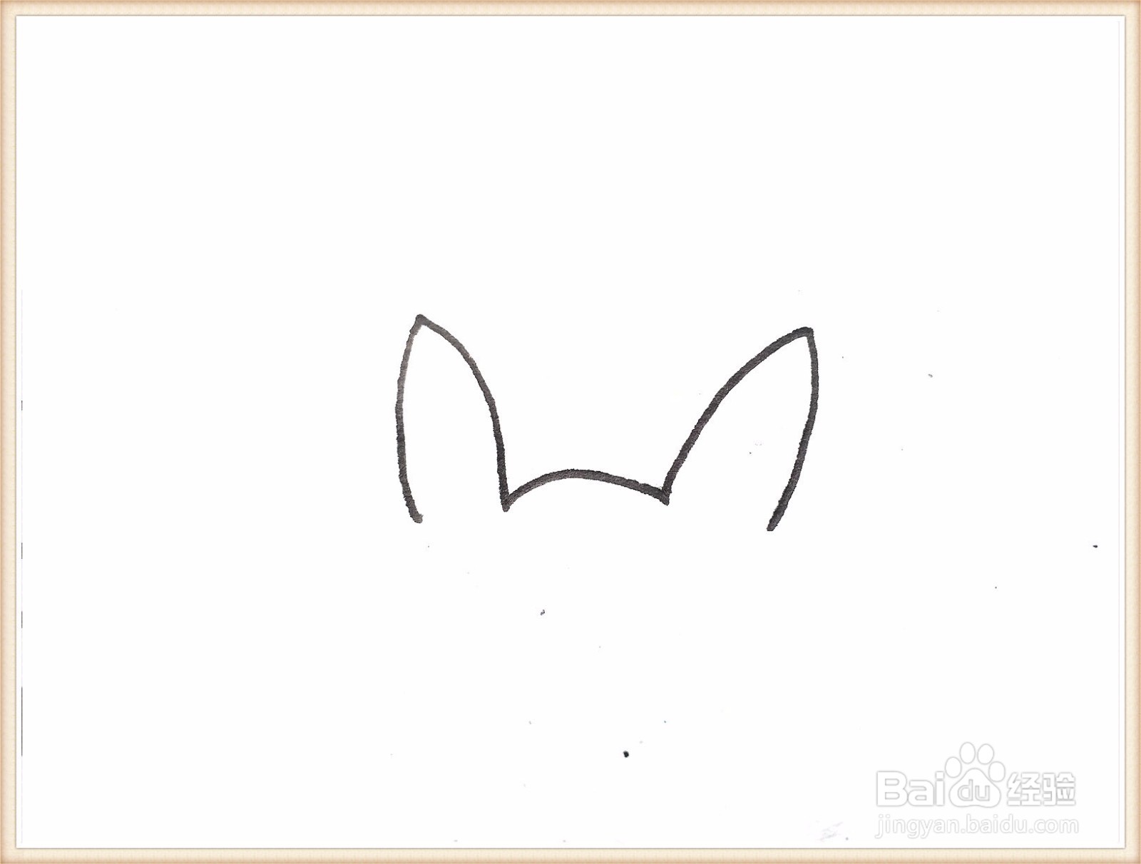 一笔一笔教你画海棠兔简笔画