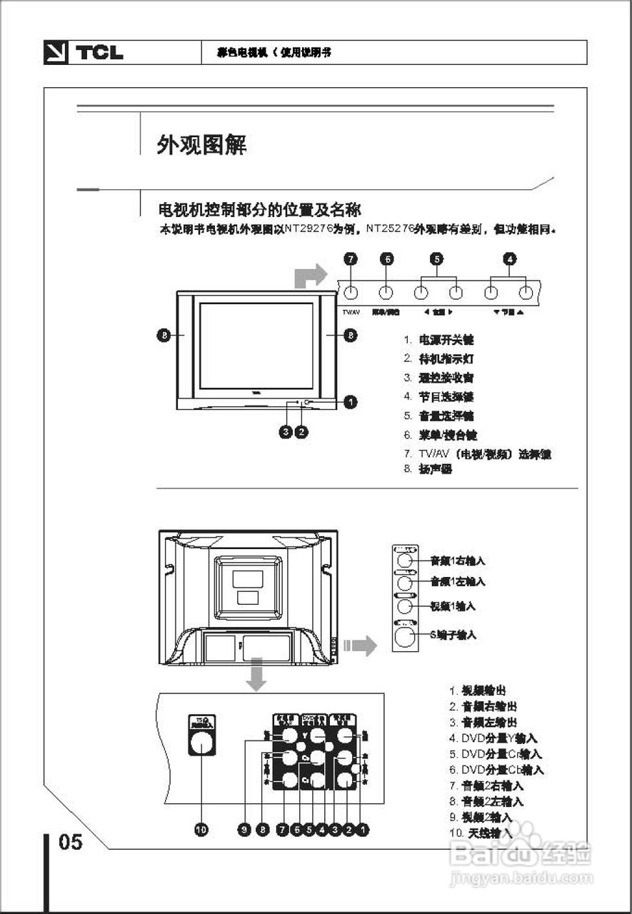 TCL王牌AT29276彩电使用说明书