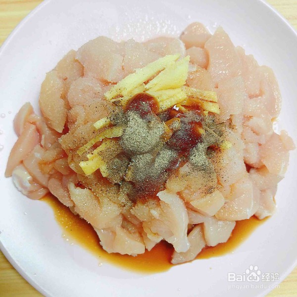 教你做西兰花玉米鸡肉糕