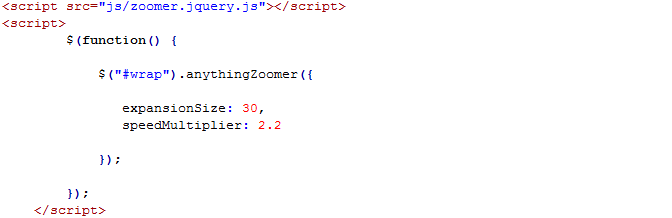 jquery AnythingZoomer 插件实现文字放大镜