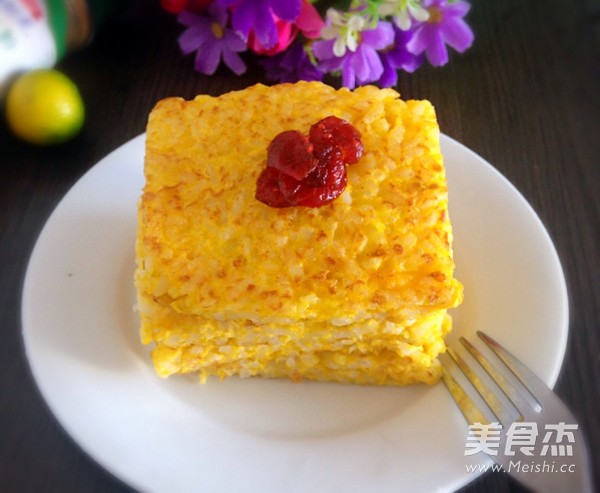南瓜米饭煎蛋饼