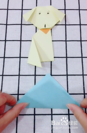 剪纸折纸手工小制作小哈巴狗的做法