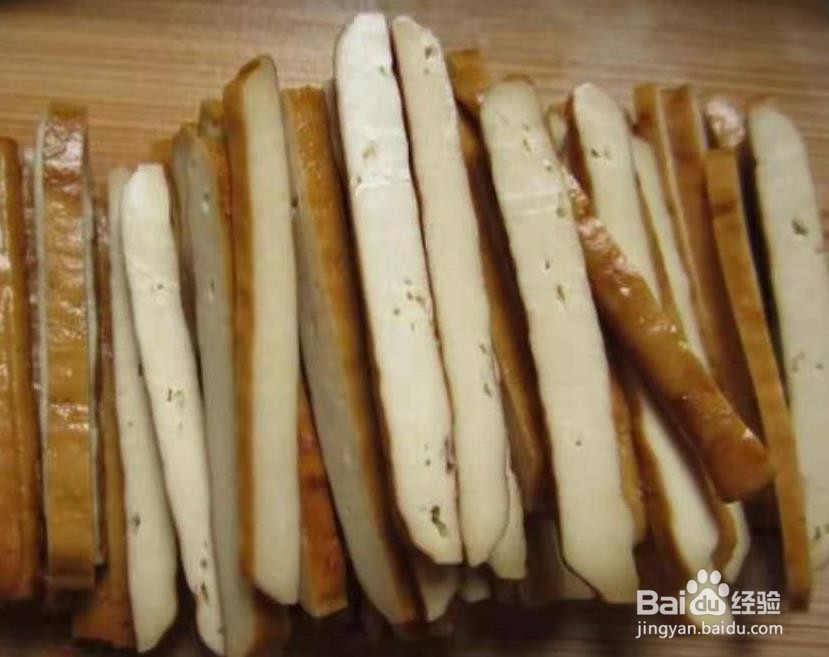 青椒豆干的家常做法