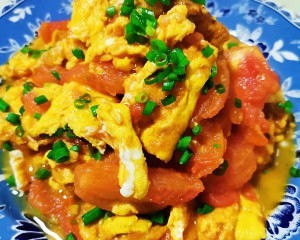 养生食补西红柿炒鸡蛋的做法