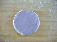 紫薯花朵枣泥包