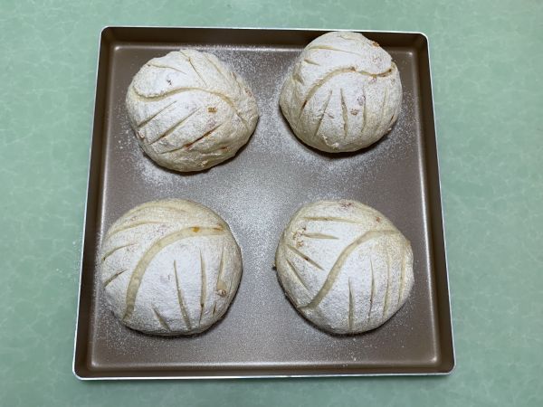 汤种法糖渍橙皮面包