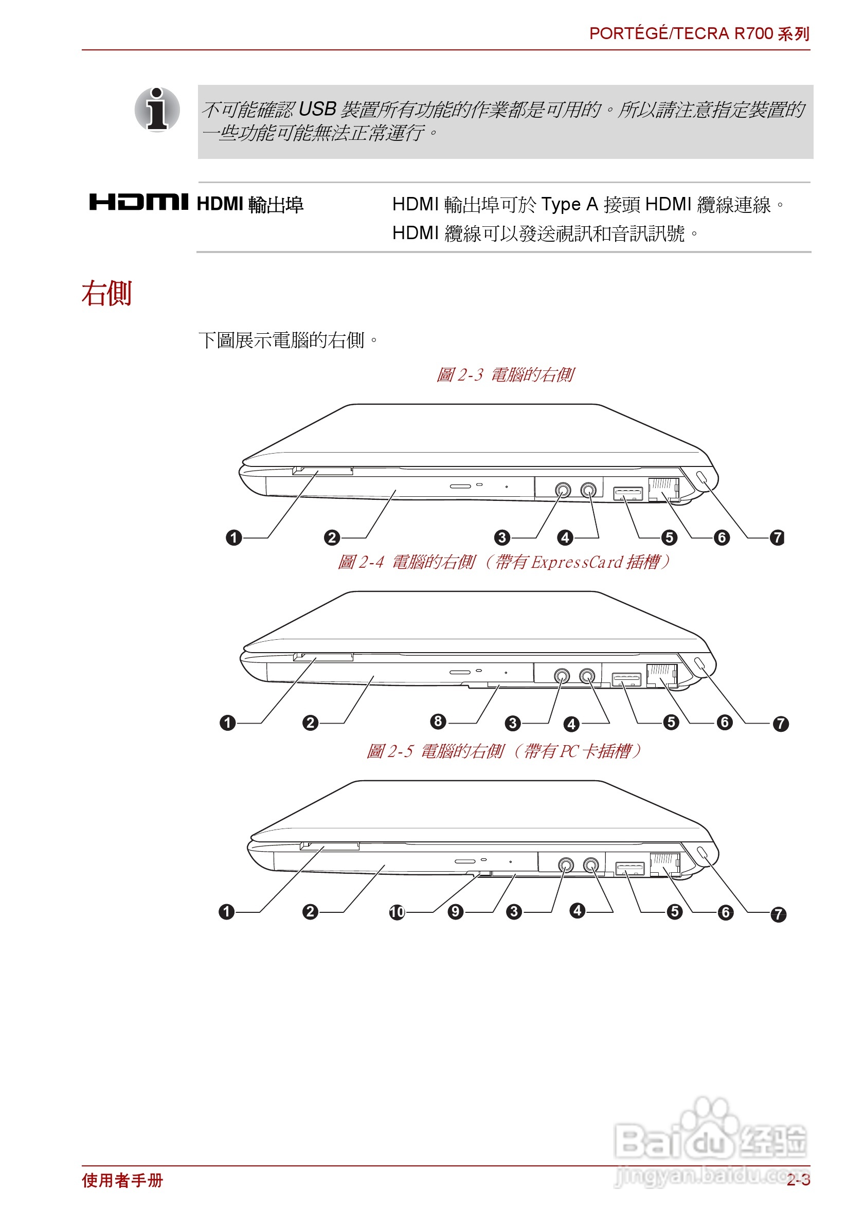 东芝PORTEGE R700笔记本电脑使用说明书:[4]