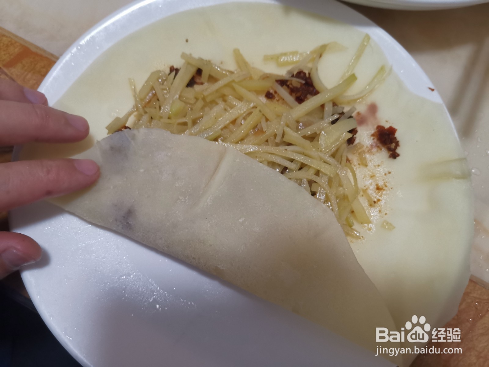 辣牛肉酱味卷饼