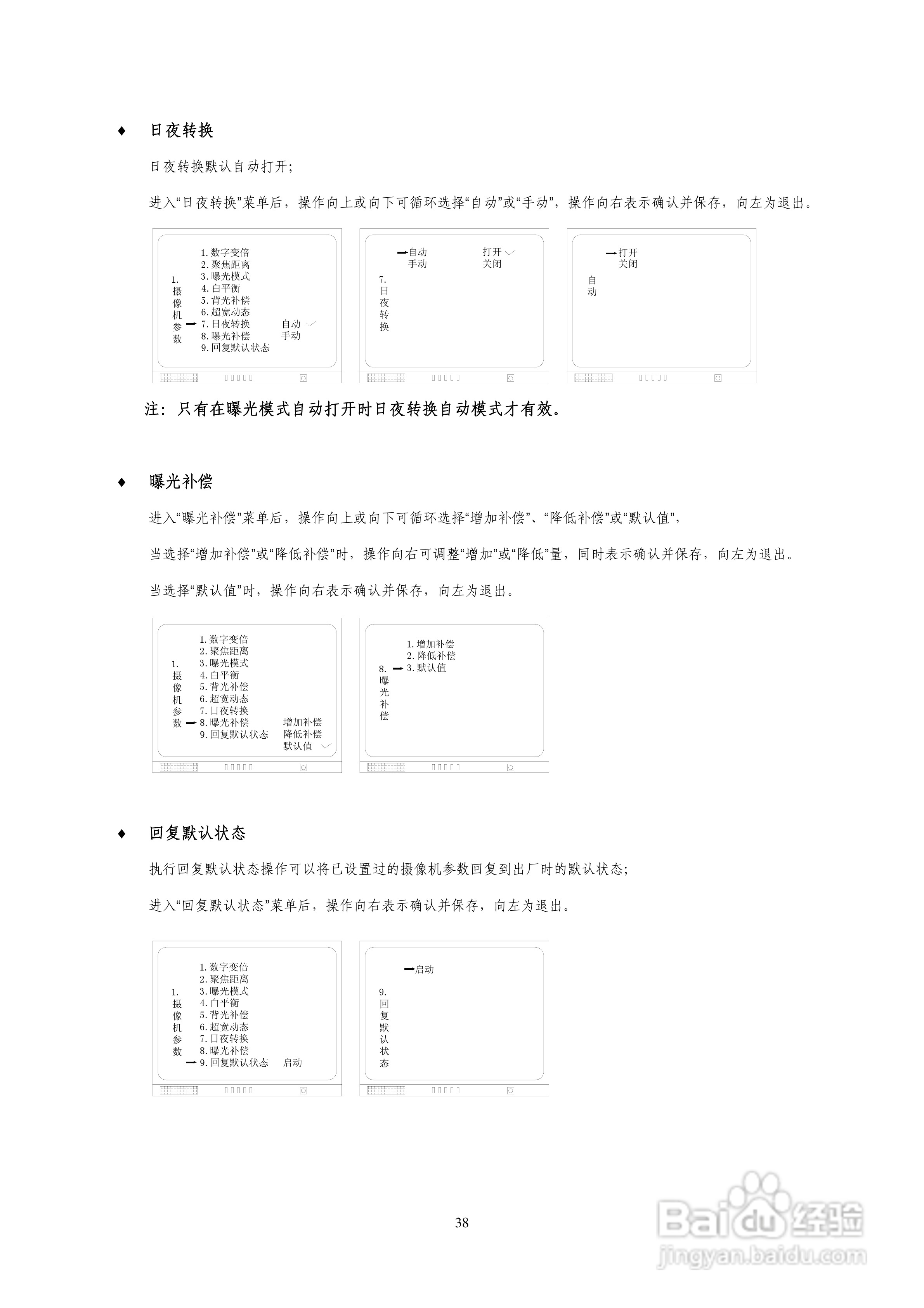 索尼VK-S274ER智能高速球型摄像机使用说明书:[4]
