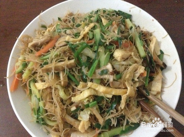 教你自己在家做云水越炒米线