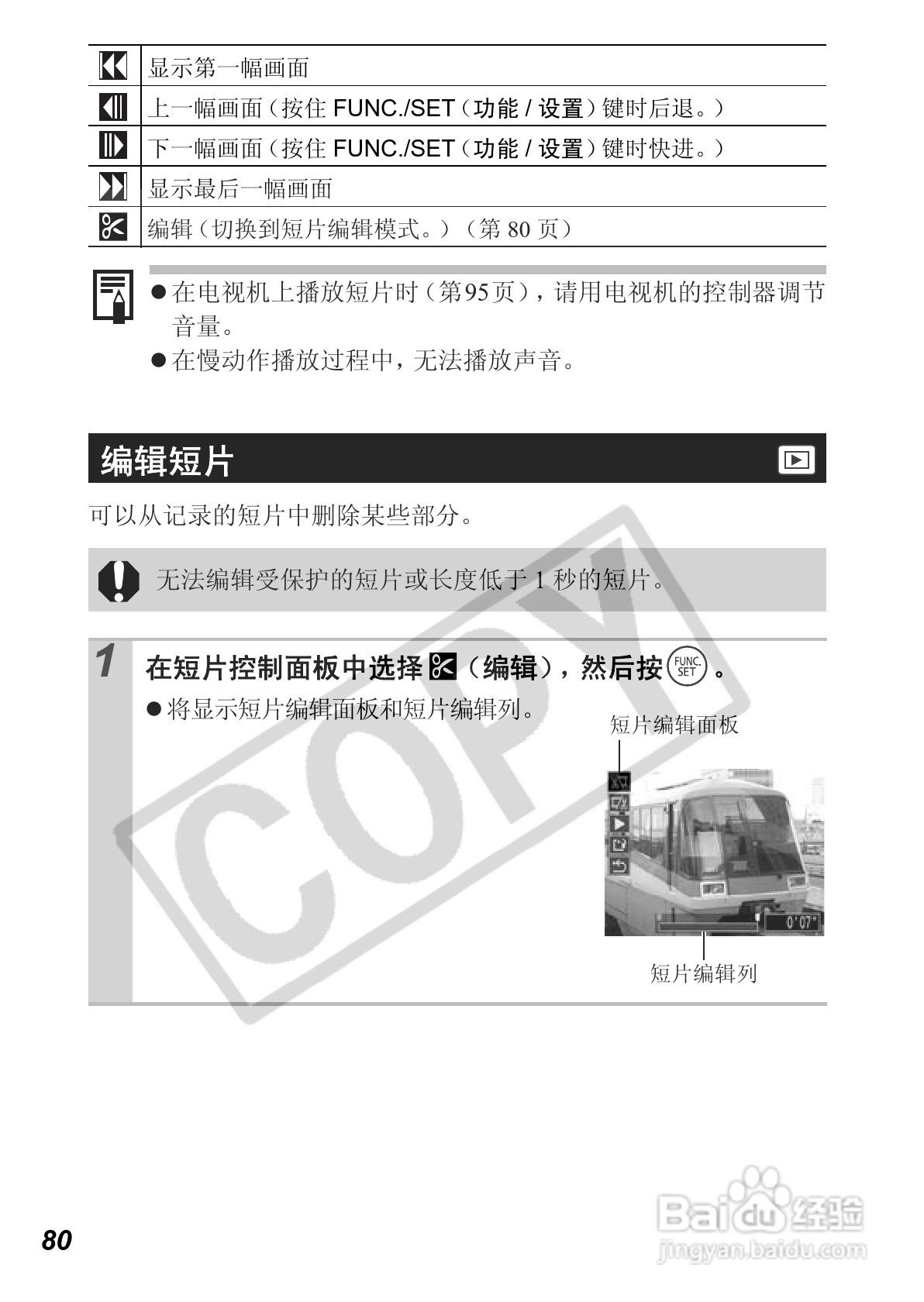 佳能PowerShot A640数码相机使用说明书:[9]
