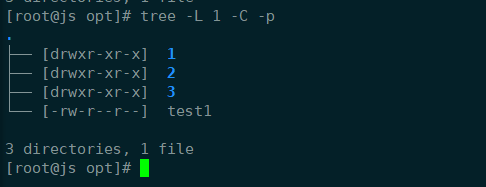 linux查看目录树形结构tree命令相关