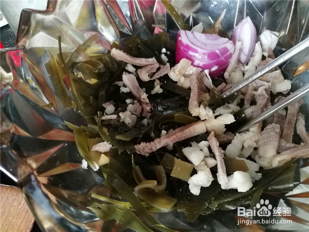 瘦肉丝拌海带丝