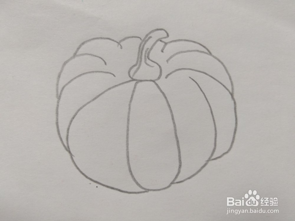 简笔画南瓜画法十三