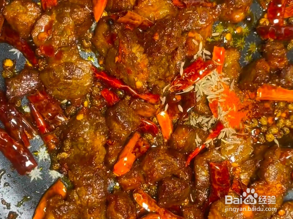 辣炒牛肉粒的教程