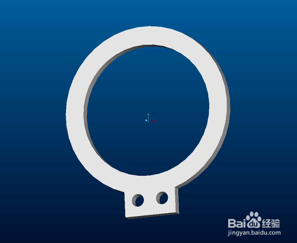 ProE5.0基本功能介绍：[5]机械设计之开口挡圈