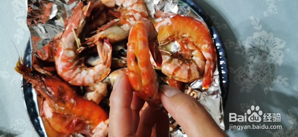 奥尔良黑虎虾