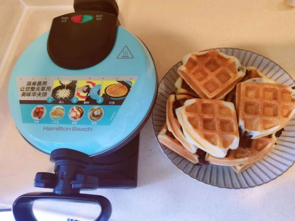 酵母版紫米华夫饼