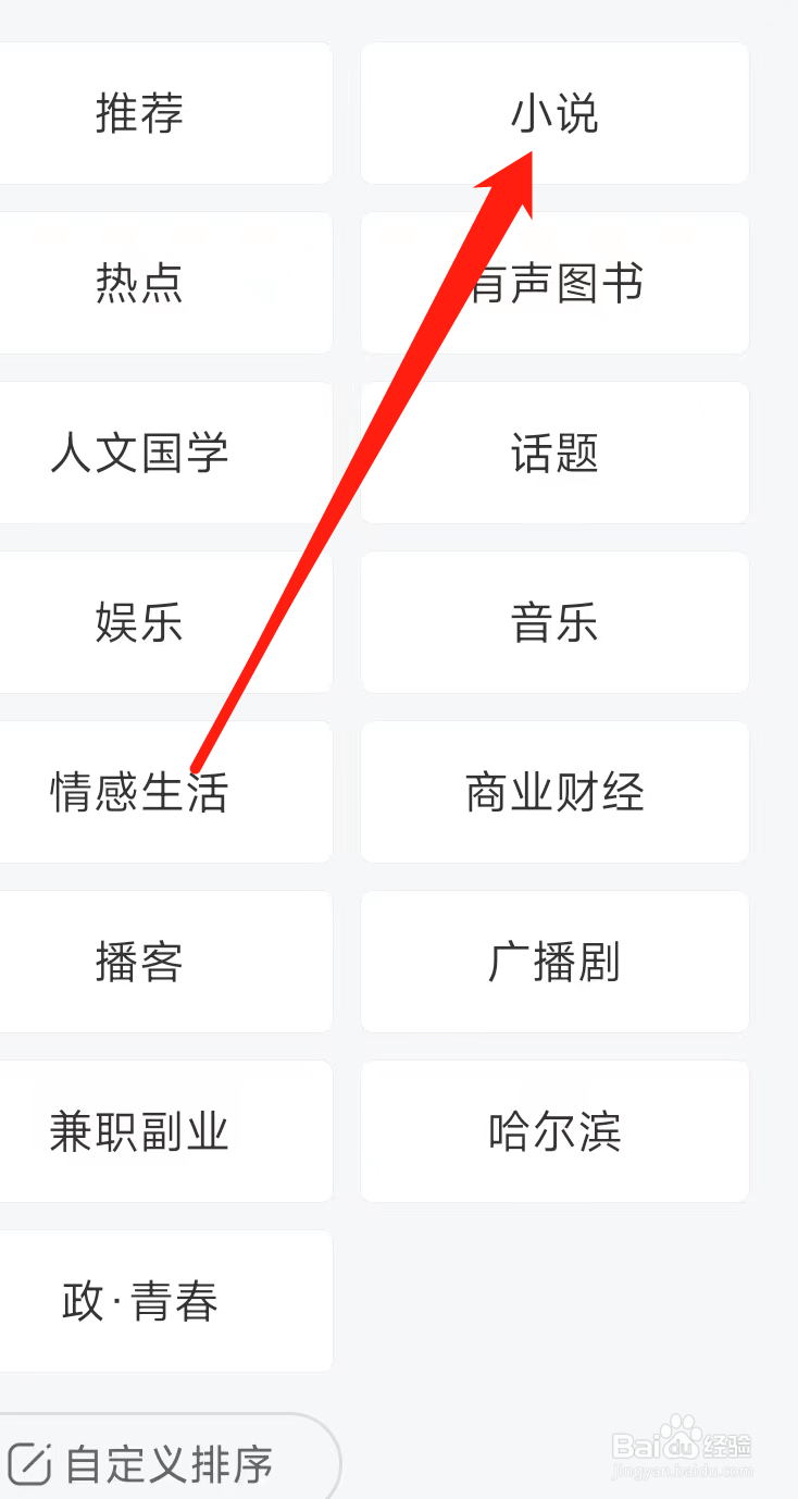 喜马拉雅查看小说频道