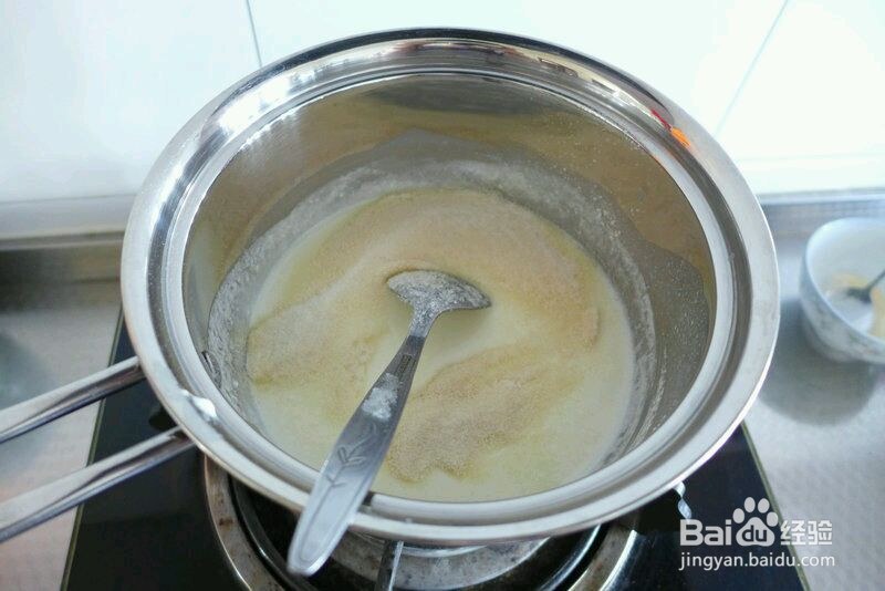 抹茶奶酪布丁的做法