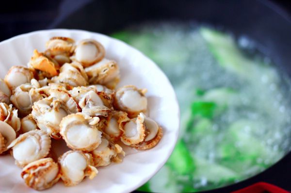 金汤酸辣黄瓜扇贝羹