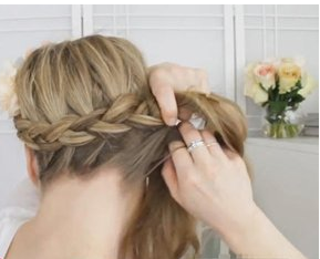 浪漫心动的盘发