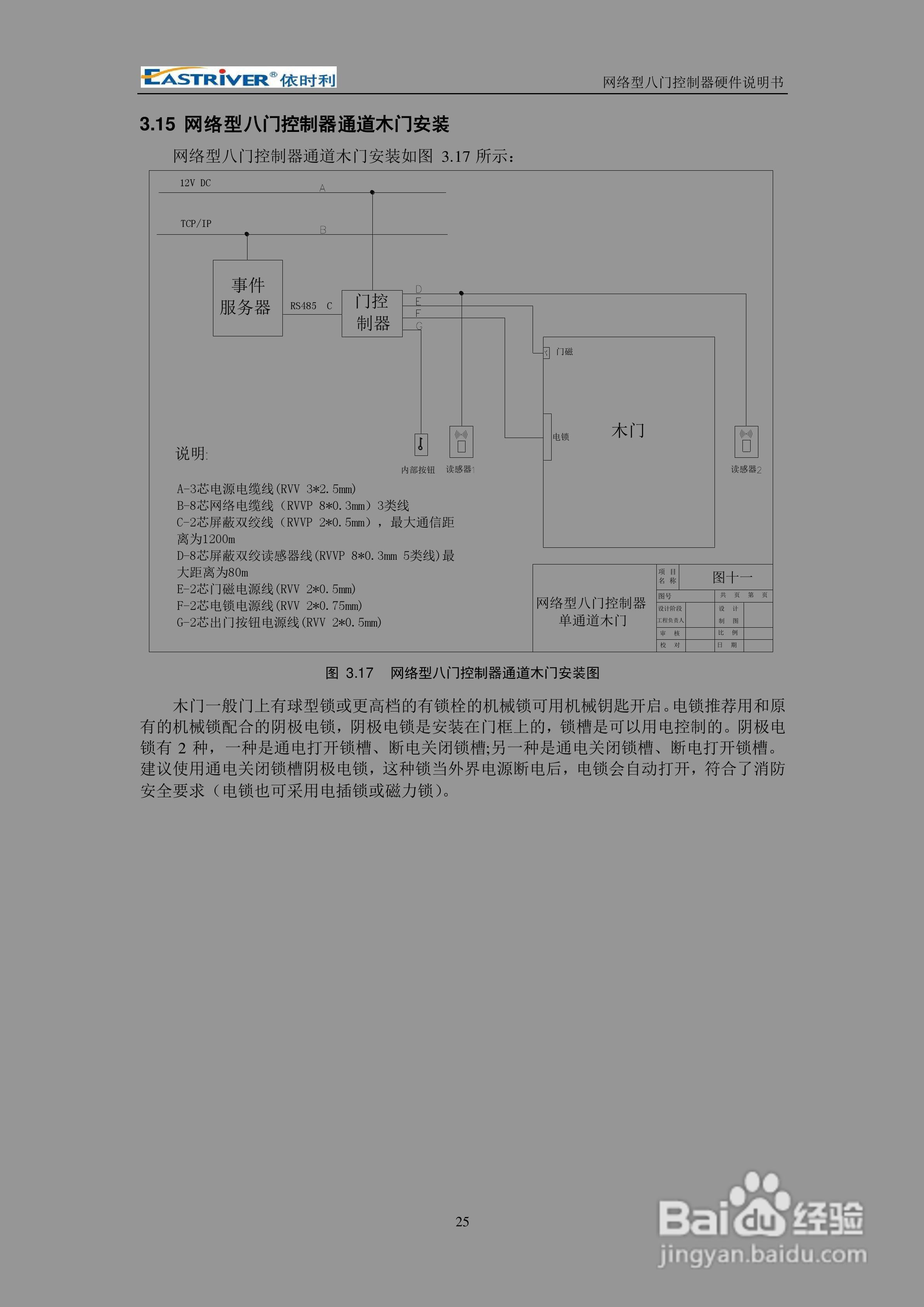 依时利ER-8000网络型八门控制器硬件使用说明书:[3]