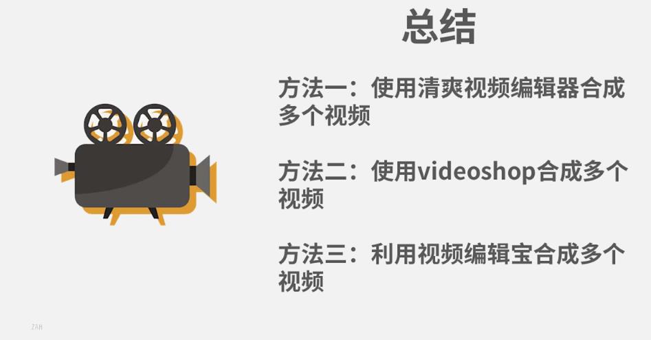 怎么把多个视频合成一个
