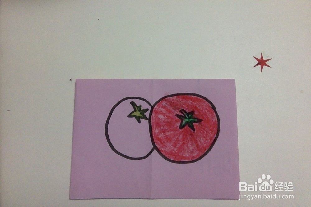 怎样画西红柿？入门儿学画蔬菜