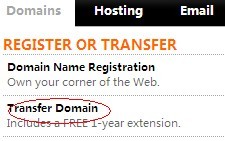 yahoo域名转入godaddy方法