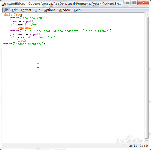 Python控制流