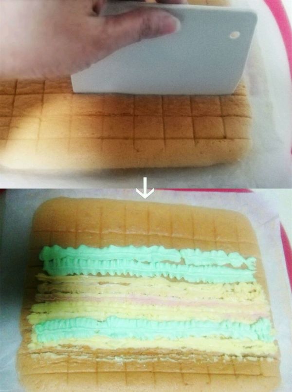 奶油戚风蛋糕卷