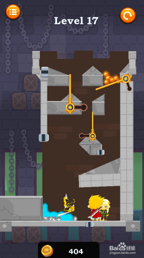 如何通过Caio Hero Rescue的Level 17？