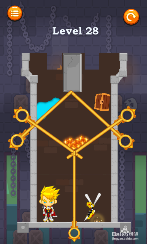 怎样通过Caio Hero Rescue的Level 28？