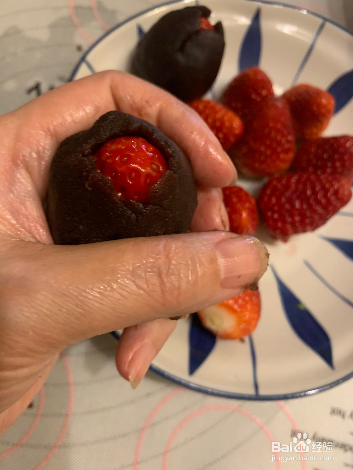 草莓大福的做法
