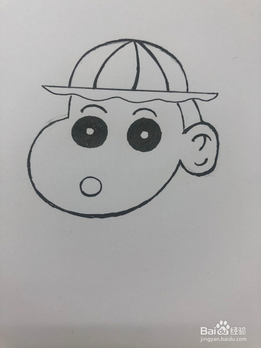 抖音最火—蜡笔小新简笔画教程