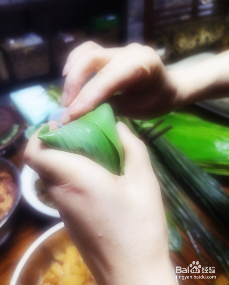 新手适合做的酸菜芸豆肉粽