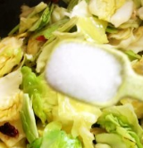 炝炒圆白菜的做法