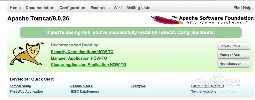 Apache Tomcat for Mac 配置