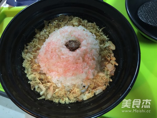 烟熏三文鱼茶泡饭