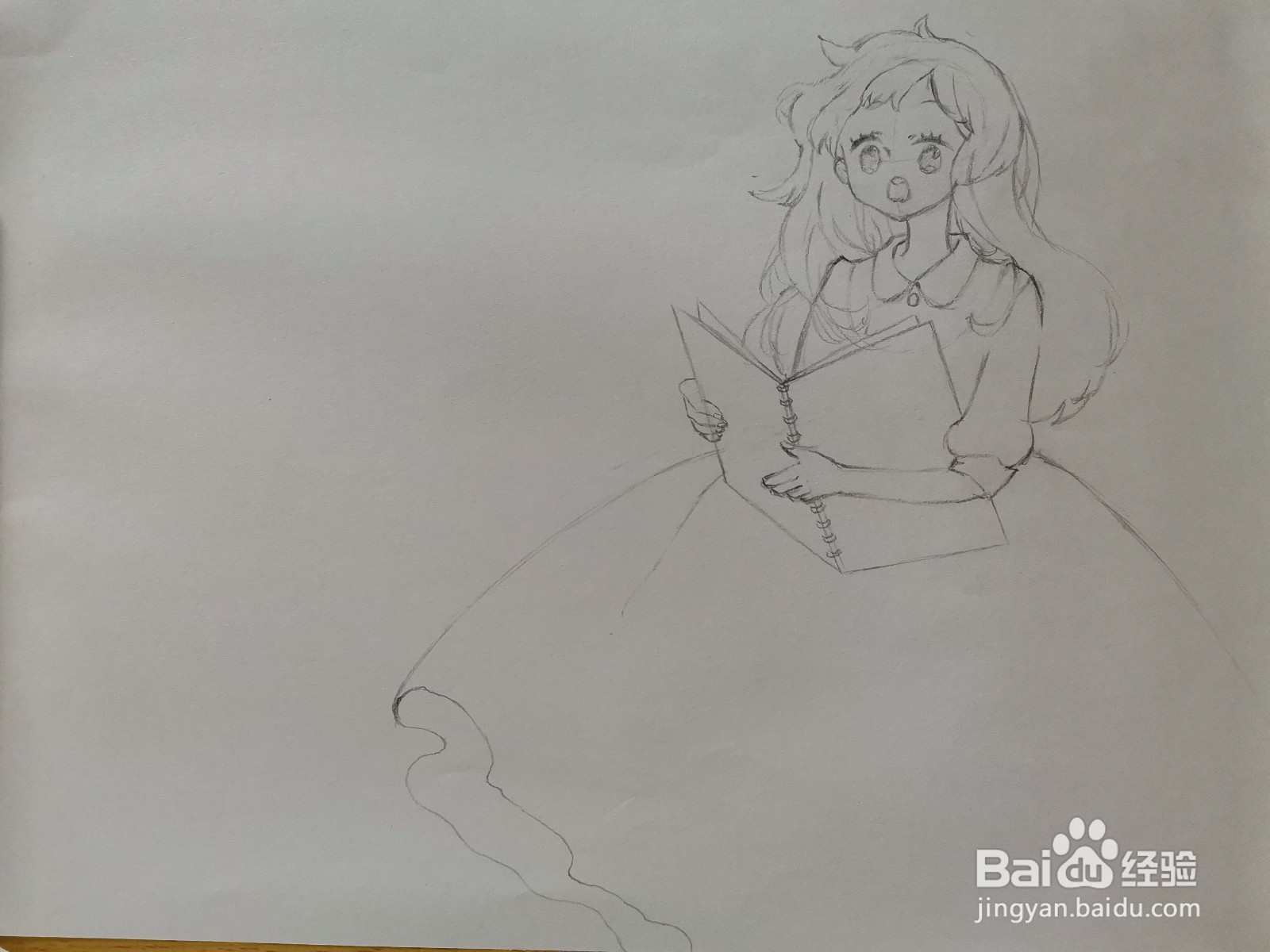 怎么画人物插画线稿？