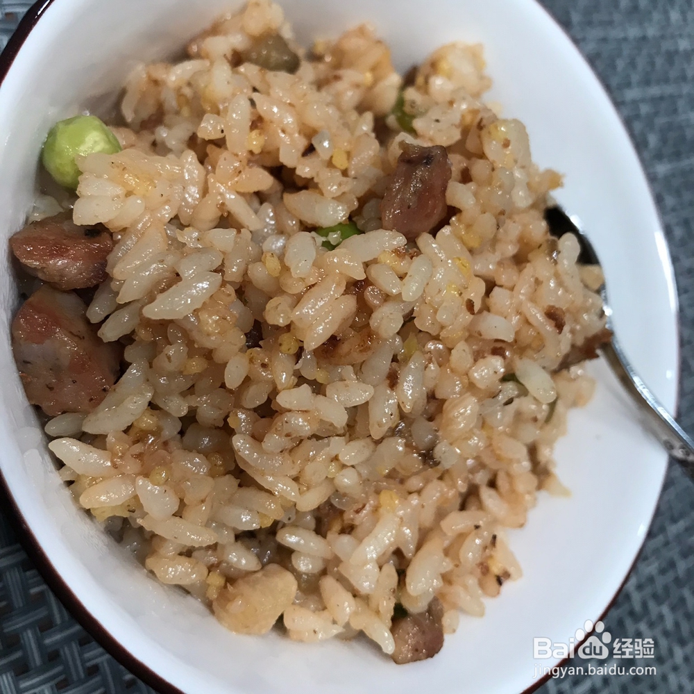 蔬果美食-茄子炒饭的做法