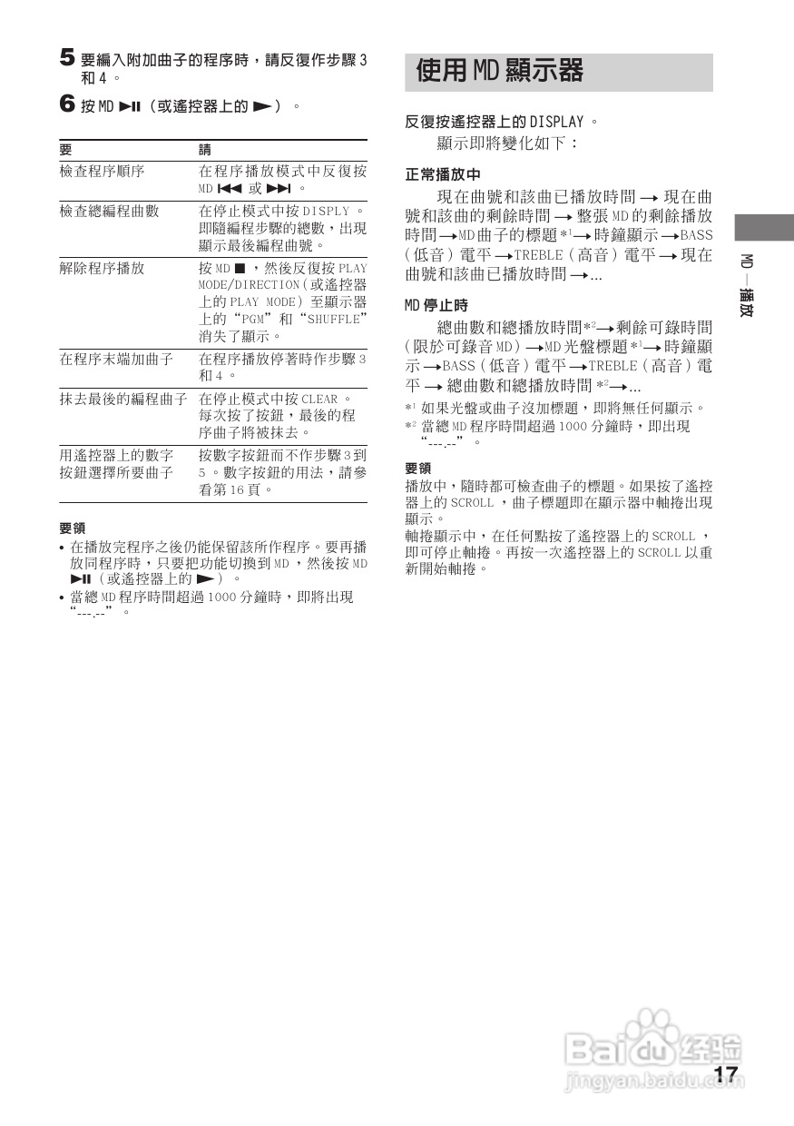 索尼CMT-DC500MD迷你组合音响使用说明书:[1]