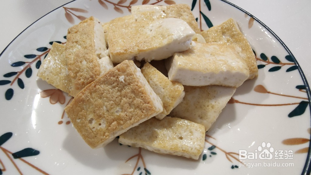 生煎豆腐油麦菜